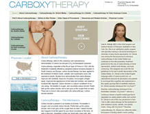 Tablet Screenshot of carboxytherapy.com